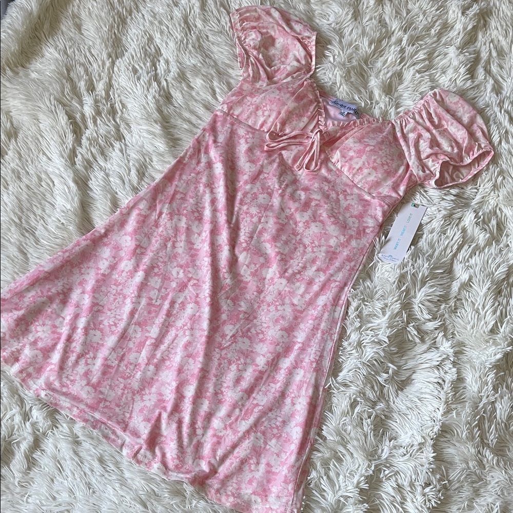 Almost Famous Pink Floral Mini Dress